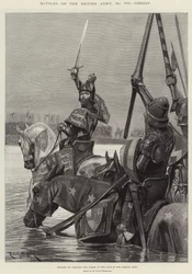 Schlachten der britischen Armee, Cressy, Edward III überquert die Somme vor der französischen Armee